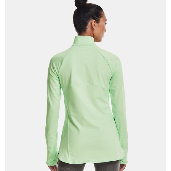 Under Armour Women's ColdGear 1/4 Zip Long Sleeve Thermal Pullover Top - Large - Picture 3 of 12